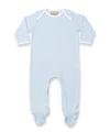 Contrast long sleeve sleepsuit