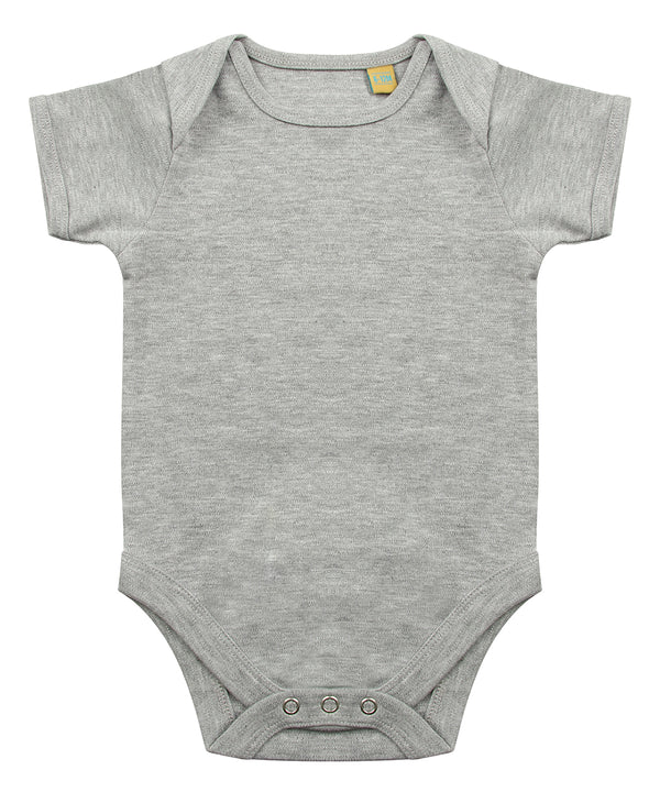 Short-sleeved bodysuit with envelope neck opening