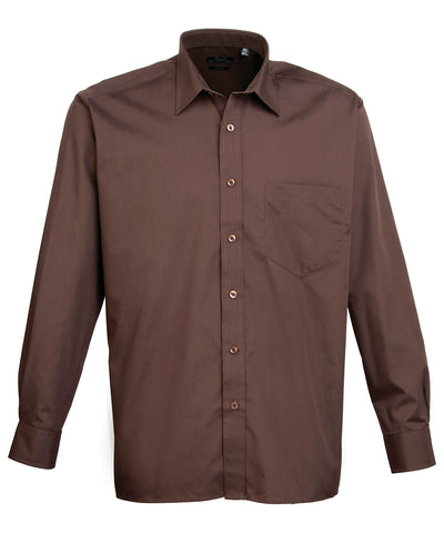 Long sleeve poplin shirt