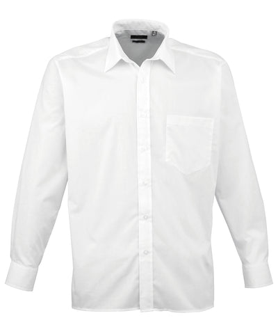 Long sleeve poplin shirt