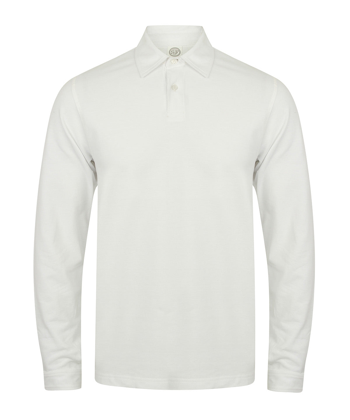 Long sleeve stretch polo