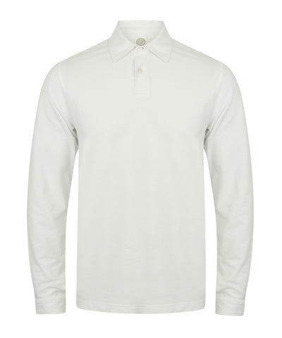 Long sleeve stretch polo
