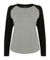 Women's long sleeve baseball t-shirt