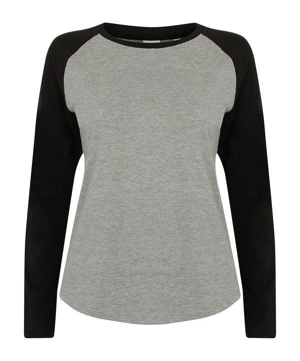 Women's long sleeve baseball t-shirt