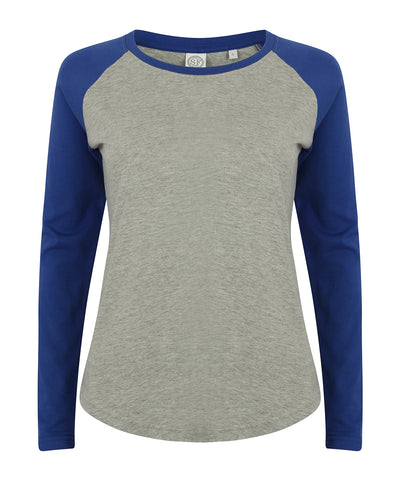 Women's long sleeve baseball t-shirt