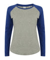Women's long sleeve baseball t-shirt