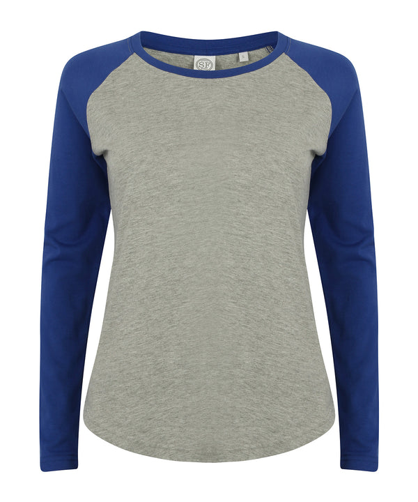Women's long sleeve baseball t-shirt