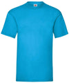 Azure Blue - Valueweight T T-Shirts Fruit of the Loom Must Haves, Plus Sizes, T-Shirts & Vests, Workwear Schoolwear Centres