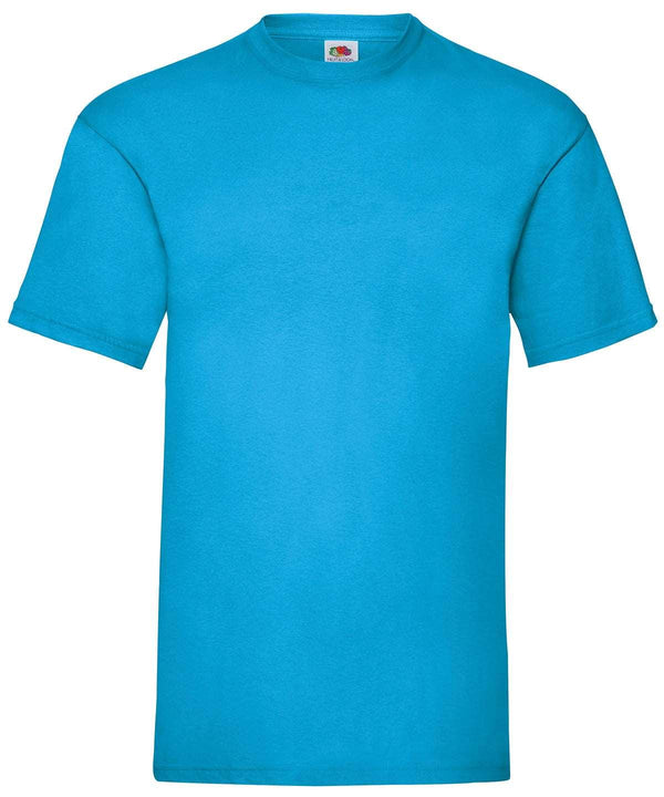 Azure Blue - Valueweight T T-Shirts Fruit of the Loom Must Haves, Plus Sizes, T-Shirts & Vests, Workwear Schoolwear Centres