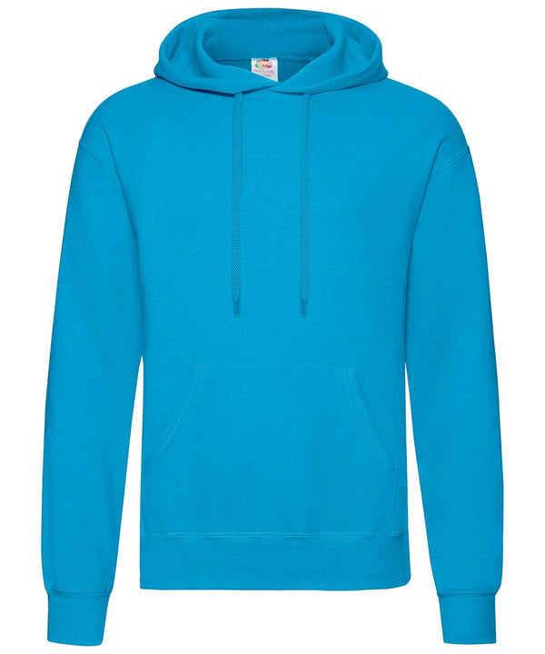 Azure Blue - Classic 80/20 hooded sweatshirt Hoodies Fruit of the Loom Home of the hoodie, Hoodies, Must Haves, New Colours for 2023, New Sizes for 2021, Plus Sizes, Price Lock, Raladeal - Recently Added, Sports & Leisure, Workwear Schoolwear Centres