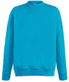 Azure Blue - Lightweight set-in sweatshirt Sweatshirts Fruit of the Loom Sweatshirts Schoolwear Centres