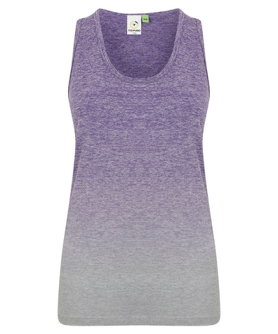 Women's seamless fade out vest