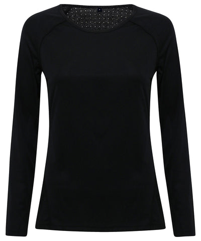 Women's TriDri® 'laser cut' scooped top