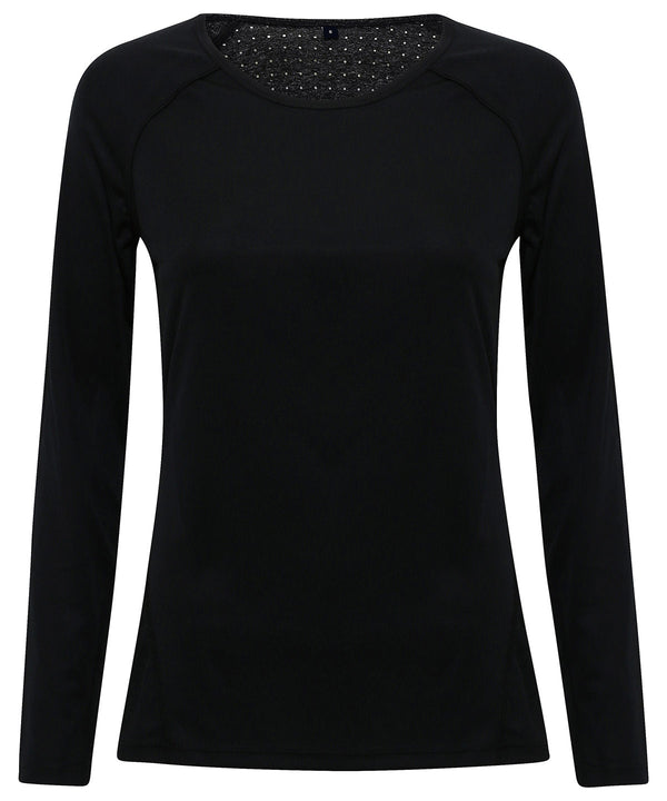 Women's TriDri® 'laser cut' scooped top