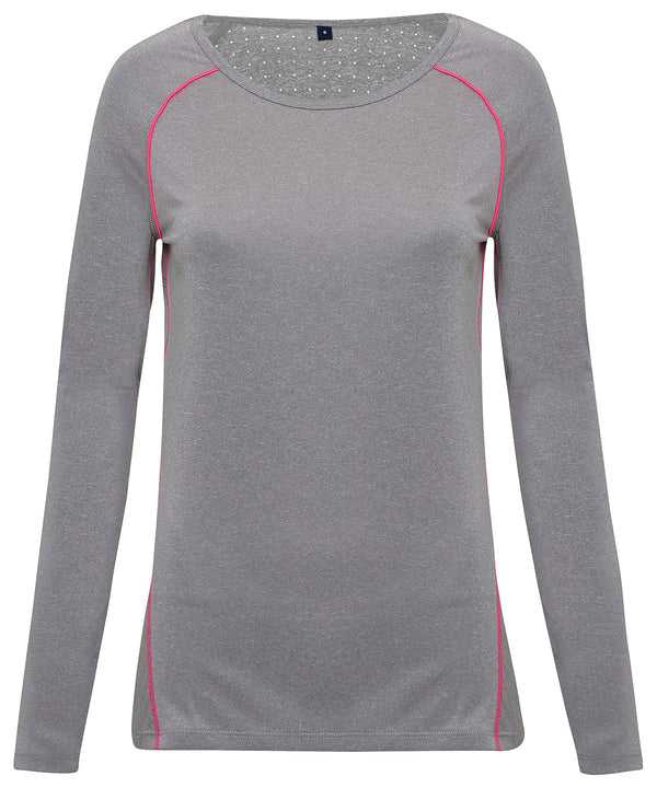 Women's TriDri® 'laser cut' scooped top