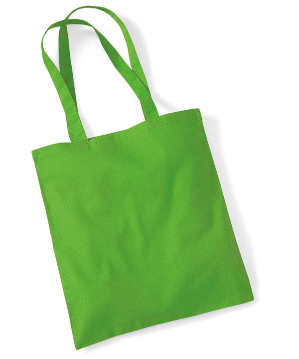 Apple Green - Bag for life - long handles Bags Westford Mill Bags & Luggage, Crafting, Must Haves, Rebrandable Schoolwear Centres