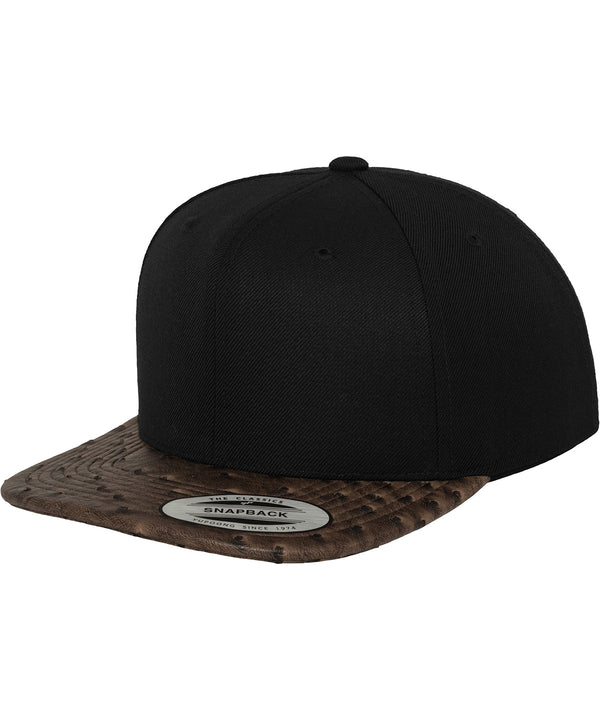 Leather snapback (6089LH)