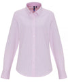 Women's cotton-rich Oxford stripes blouse