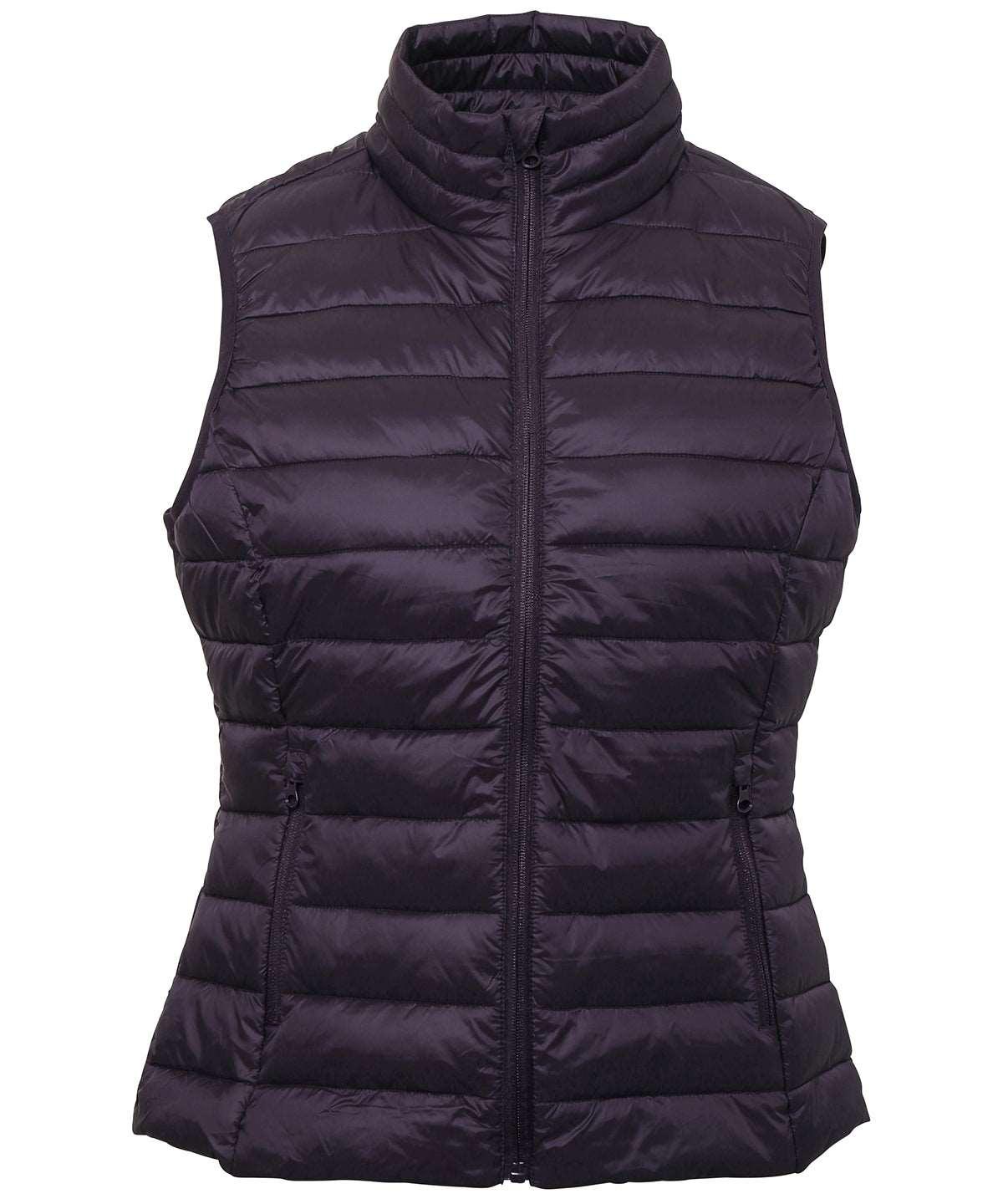 Aubergine - Women's terrain padded gilet Body Warmers 2786 Alfresco Dining, Gilets and Bodywarmers, Jackets & Coats, Must Haves, Outdoor Dining, Padded & Insulation, Women's Fashion Schoolwear Centres