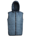 Honeycomb hooded gilet