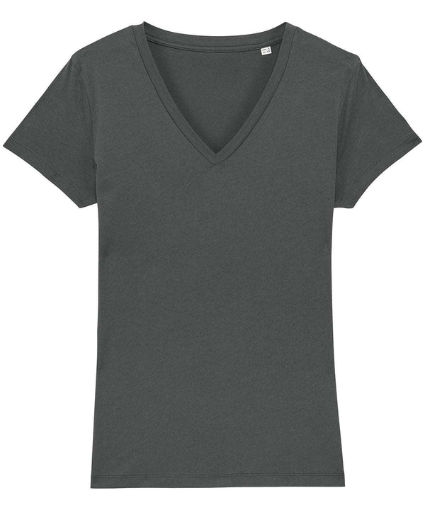 Anthracite* - Women's Stella Evoker v-neck t-shirt (STTW023) T-Shirts Stanley/Stella Exclusives, Must Haves, Organic & Conscious, Raladeal - Stanley Stella, T-Shirts & Vests, Women's Fashion Schoolwear Centres