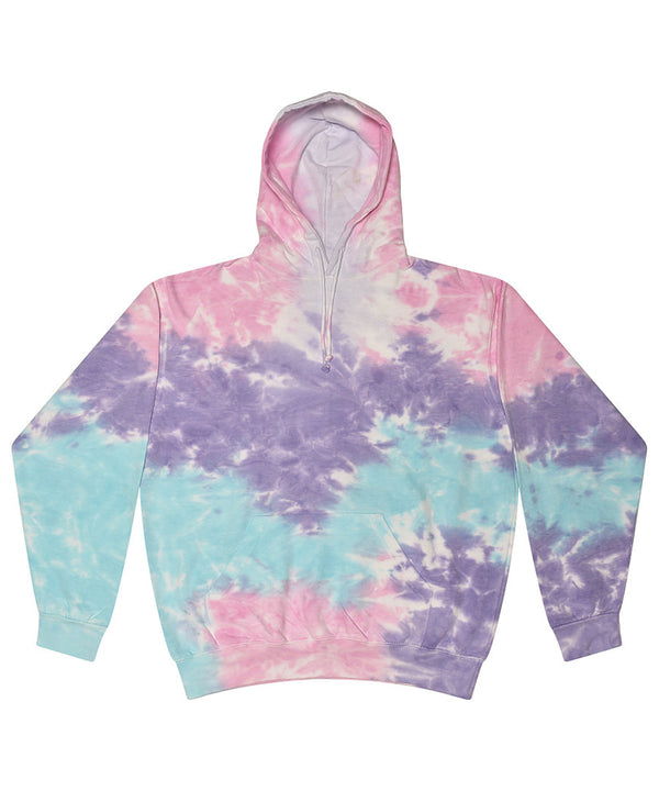 Rainbow tie-dye hoodie