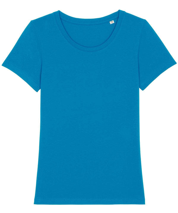 Azur - Women's Stella Expresser iconic fitted t-shirt (STTW032) T-Shirts Stanley/Stella Directory, Exclusives, Must Haves, New Colours For 2022, Organic & Conscious, Raladeal - Stanley Stella, Rebrandable, Stanley/ Stella, T-Shirts & Vests, Women's Fashion Schoolwear Centres