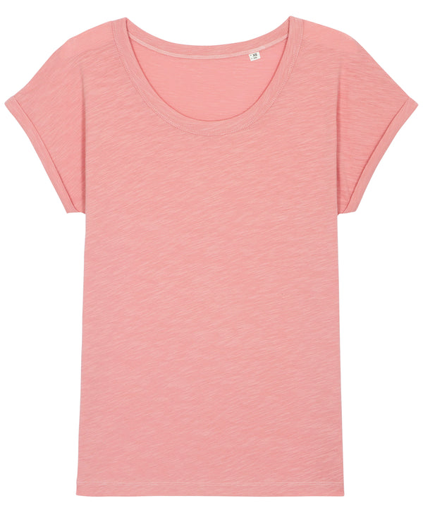 Women's Stella Rounders slub rolled sleeve slub t-shirt (STTW112)