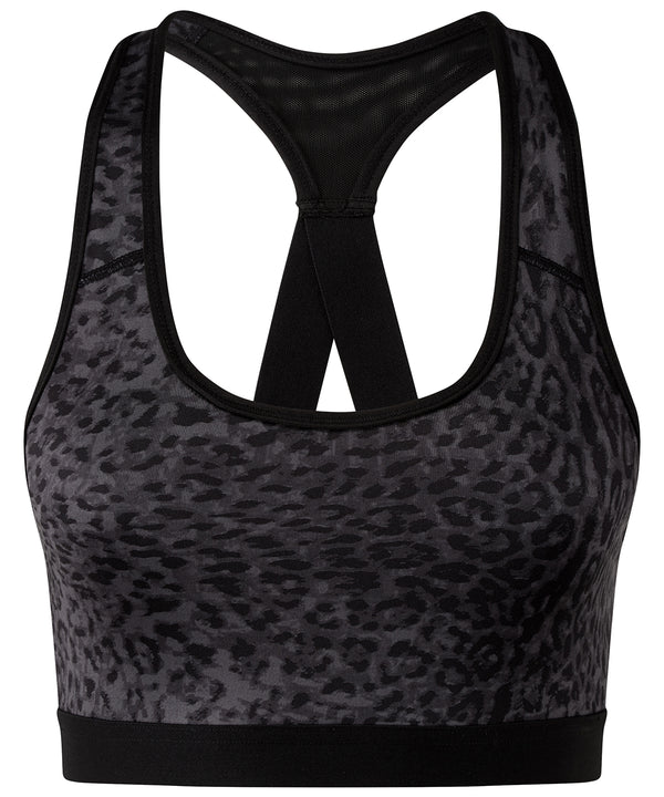 TriDri® performance animal printed bra (medium impact)