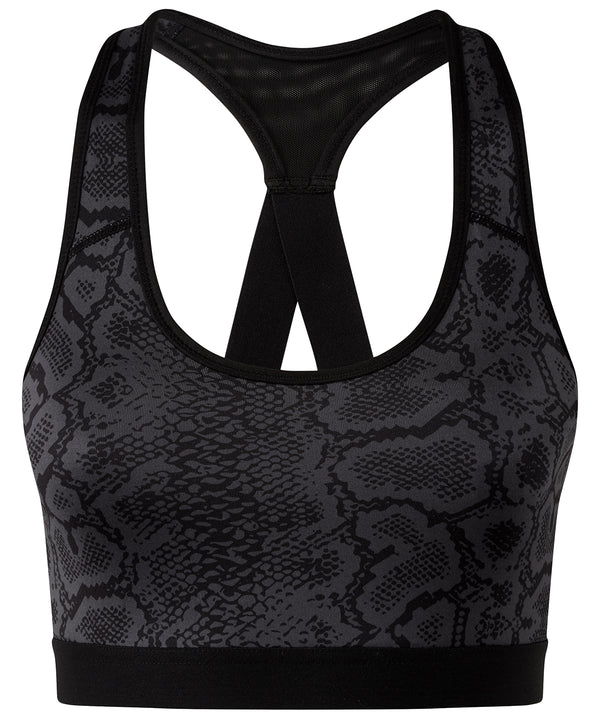 TriDri® performance animal printed bra (medium impact)
