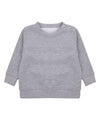 Crew neck sweatshirt with shoulder poppers