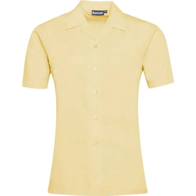Short Sleeve Revere Blouses - Twin Packs