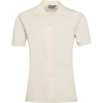 Short Sleeve Revere Blouses - Twin Packs