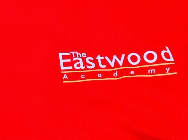 The Eastwood Academy - New Official Sports P E T-Shirt with School Logo - Schoolwear Centres | School Uniforms near me