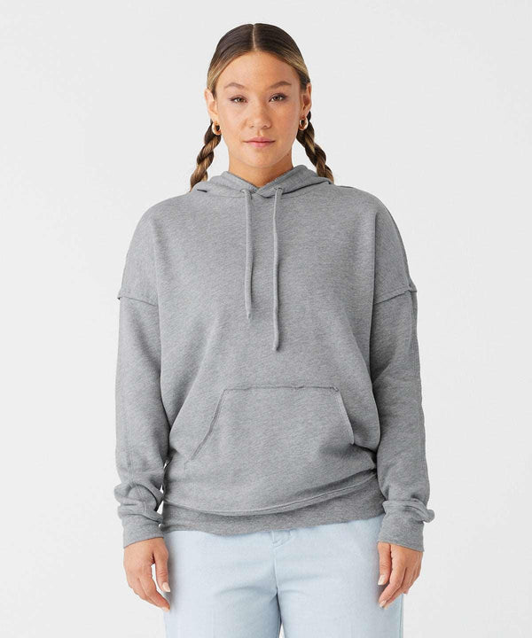 Athletic Heather - Unisex raw-seam hoodie Hoodies Bella Canvas Hoodies, Luxe Streetwear, Merch, Street Casual Schoolwear Centres