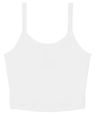 Women’s micro rib spaghetti strap tank