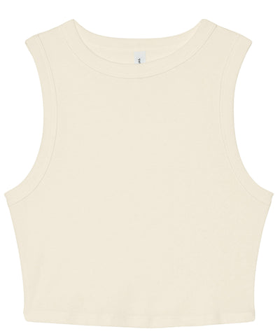 Women’s micro rib muscle crop tank