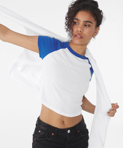 Women’s micro rib raglan baby t-shirt