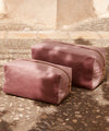 Velvet toiletry/accessory case