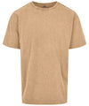 Acid washed heavy oversized tee