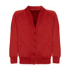 Barons Court Primary School | Red Sweat Cardigans | with School Logo - Schoolwear Centres | School Uniforms near me