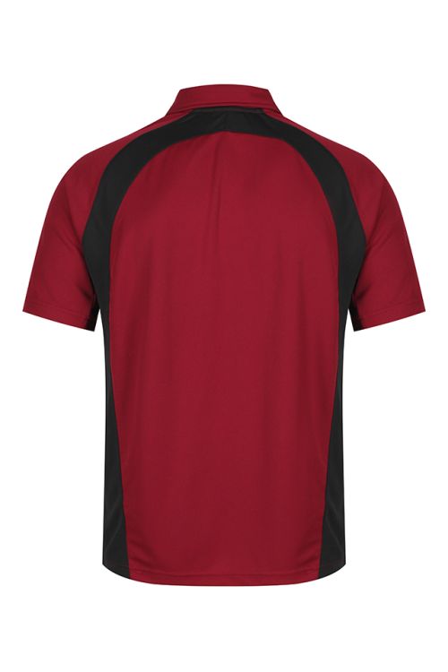 Belfairs Academy Official Sports Polo Shirt (Maroon/Black) with School Logo - Schoolwear Centres | School Uniforms near me