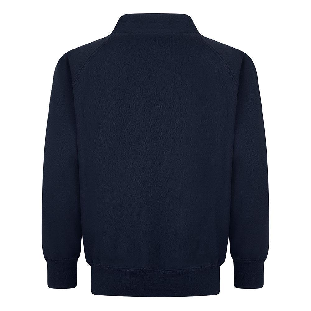 Chalkwell Hall School | Navy Blue Sweat Cardigan with School Logo