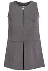 Cherry-Pocket-Pinafore-Heart-Zip | Grey | Black  | Navy Blue | Brown | Bottle - Schoolwear Centres | School Uniform Centres