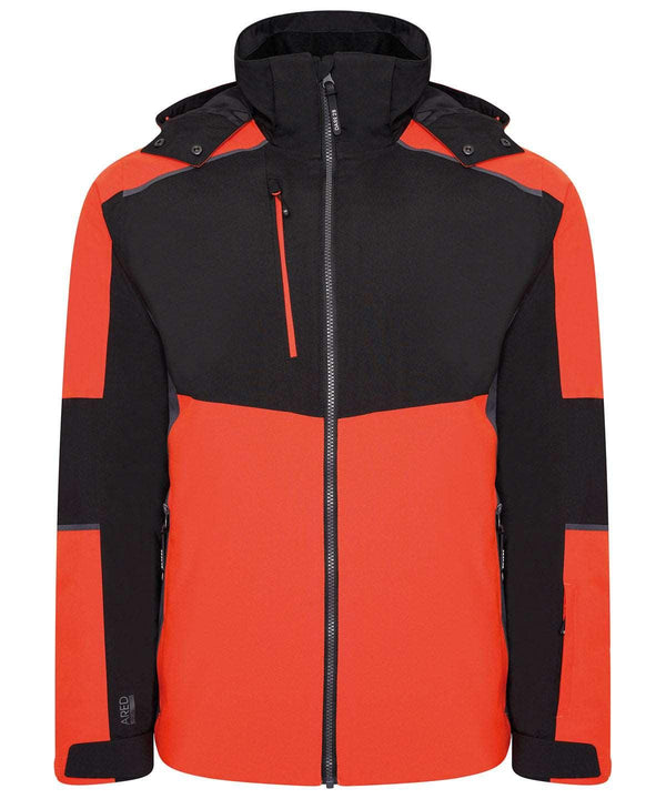 Amber Glow/Black - Emulate wintersport jacket Jackets Dare 2B Jackets & Coats, New For 2021, New In Autumn Winter, New In Mid Year, Recycled Schoolwear Centres