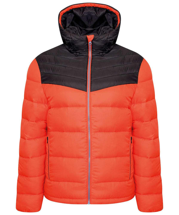 Amber Glow/Black - Hot shot hooded baffle jacket Jackets Dare 2B Jackets & Coats, New For 2021, New In Autumn Winter, New In Mid Year, Recycled Schoolwear Centres