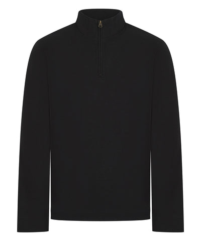 Premium piqué 1/4-zip top