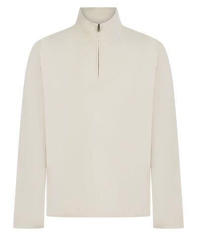 Premium piqué 1/4-zip top