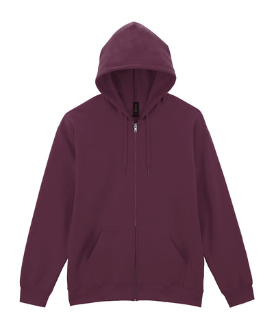 Softstyle™ midweight fleece adult full-zip hooded sweatshirt
