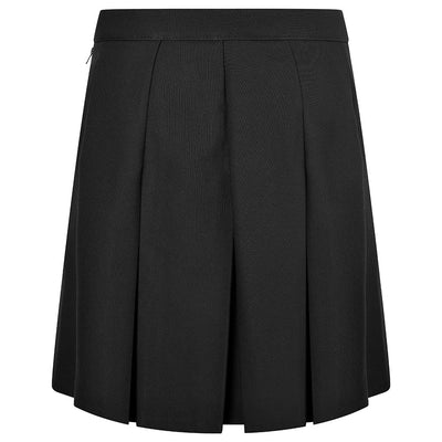 Stitched Down Box Pleat Skirts / Standard Length | Black | Navy | Grey - Schoolwear Centres | School Uniforms near me